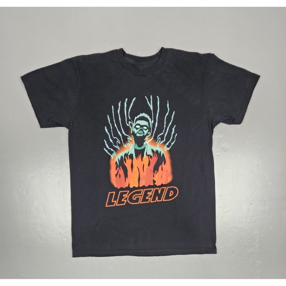 The Weekend Legend T-Shirt Adult‎ Medium Black Licensed Concert Starboy XO Tee